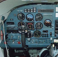 Be-103 cockpit view